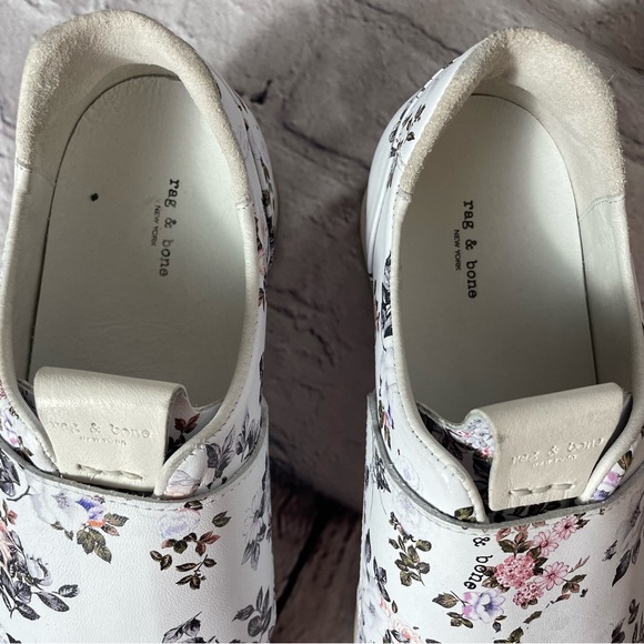 New Rag & Bone Dylan Elastic Runner Floral Slip On Sneakers Size 38.5 US 8.5 - Picture 8 of 13